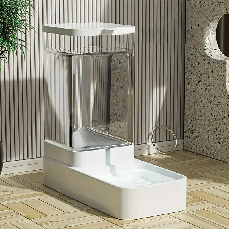 1Pc/2Pcs Automatic Dog Feeder/Water Dispenser, Plastic Gravity Dog Food and Water Dispenser Set